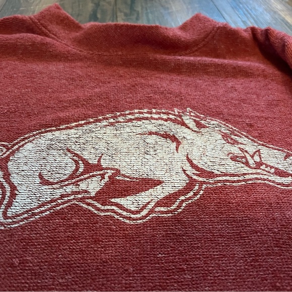 Ladies Medium Razorback Red Sweatshirt - Picture 2 of 6